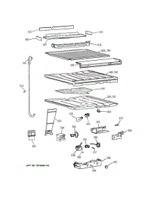 05 - Compartment Separator Parts parts for Ge Refrigerator TBT24JABNRAA from AppliancePartsPros.com