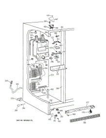 03 - Freezer Section parts for Ge Refrigerator TFX22JABBWW from AppliancePartsPros.com