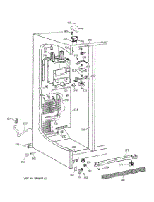 03 - Freezer Section parts for Ge Refrigerator TFX20JABBAA from AppliancePartsPros.com
