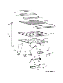 05 - Compartment Separator Parts parts for Ge Refrigerator TBH18JABNRAA from AppliancePartsPros.com