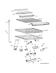 05 - Compartment Separator Parts parts for Ge Refrigerator TBX19ZABLRWW from AppliancePartsPros.com