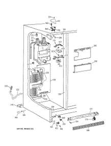 04 - Freezer Section parts for Ge Refrigerator TFX20JRBBWW from AppliancePartsPros.com