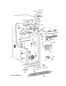 05 - Fresh Food Section parts for Ge Refrigerator TFG28PRCBWW from AppliancePartsPros.com
