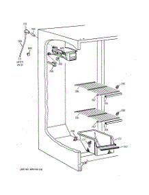 05 - Freezer Section parts for Ge Refrigerator TFX20JRBBWW from AppliancePartsPros.com