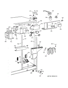 04 - Fresh Food Section parts for Ge Refrigerator TFX22PPBBWW from AppliancePartsPros.com