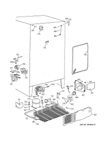 06 - Unit Parts parts for Ge Refrigerator TFX22PPBBAA from AppliancePartsPros.com