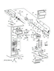 03 - Freezer Section parts for Ge Refrigerator TPG24PFCBWW from AppliancePartsPros.com