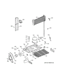 08 - Unit Parts parts for Ge Refrigerator TBX22PRYPRWW from AppliancePartsPros.com