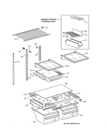 04 - Shelf Parts parts for Ge Refrigerator TBX21AABLRWW from AppliancePartsPros.com