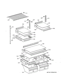 04 - Shelf Parts parts for Ge Refrigerator TBX21NIXYRAA from AppliancePartsPros.com