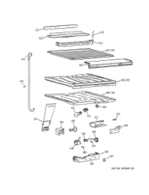 05 - Compartment Separator Parts parts for Ge Refrigerator TBX21AABLRAA from AppliancePartsPros.com