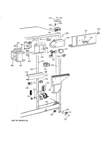 03 - Fresh Food Section parts for Ge Refrigerator TFG25PAAAWW from AppliancePartsPros.com