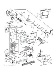 02 - Freezer Section parts for Ge Refrigerator MSZ20BWBAWW from AppliancePartsPros.com