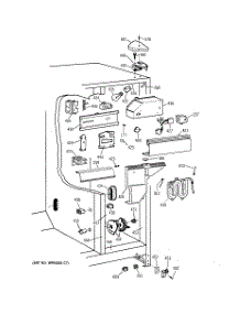 03 - Fresh Food Section parts for Ge Refrigerator MST25GRBAWW from AppliancePartsPros.com