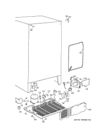 04 - Unit Parts parts for Ge Refrigerator TFG20JABAWW from AppliancePartsPros.com