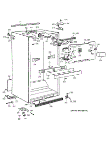 03 - Cabinet Parts parts for Ge Refrigerator TBG25PABGRWW from AppliancePartsPros.com