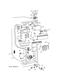 04 - Fresh Food Section parts for Ge Refrigerator TFT22PRBAWW from AppliancePartsPros.com