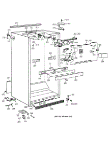 03 - Cabinet Parts parts for Ge Refrigerator TBG19PABGRWW from AppliancePartsPros.com