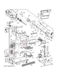 03 - Freezer Section parts for Ge Refrigerator TFG27PRBAWW from AppliancePartsPros.com