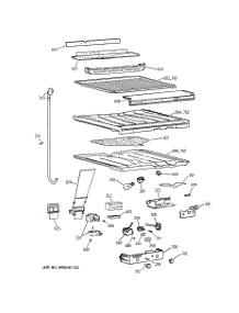 05 - Compartment Separator Parts parts for Ge Refrigerator TBI18JIBGRWW from AppliancePartsPros.com
