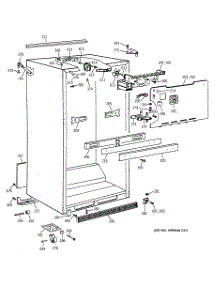 03 - Cabinet Parts parts for Ge Refrigerator TBG21IABGRWW from AppliancePartsPros.com