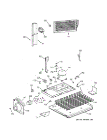 06 - Unit Parts parts for Ge Refrigerator TBG21JABGRWW from AppliancePartsPros.com