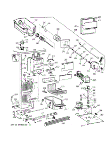 03 - Freezer Section parts for Ge Refrigerator TFS25PPBABS from AppliancePartsPros.com
