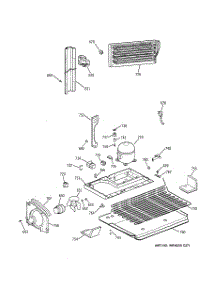 06 - Unit Parts parts for Ge Refrigerator TBH18JABFRAA from AppliancePartsPros.com