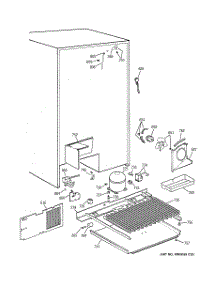 07 - Unit Parts parts for Ge Refrigerator TFH30PRTABB from AppliancePartsPros.com