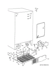 04 - Unit Parts parts for Ge Refrigerator MSG20GWBAWW from AppliancePartsPros.com