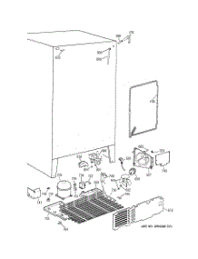 05 - Unit Parts parts for Ge Refrigerator MRSC20KWBAWH from AppliancePartsPros.com