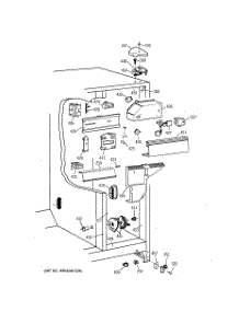03 - Fresh Food Section parts for Ge Refrigerator TFT20SABAWW from AppliancePartsPros.com