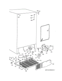 04 - Unit Parts parts for Ge Refrigerator TFZ20JRBAWH from AppliancePartsPros.com