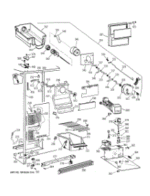 02 - Freezer Section parts for Ge Refrigerator TFT20JRBAWW from AppliancePartsPros.com