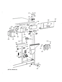 04 - Fresh Food Section parts for Ge Refrigerator TFG25PRBAWW from AppliancePartsPros.com