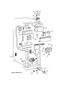 03 - Fresh Food Section parts for Ge Refrigerator TFT20JRBAAA from AppliancePartsPros.com