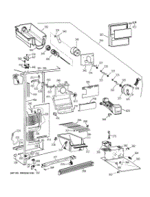 02 - Freezer Section parts for Ge Refrigerator TFT22JWBAAA from AppliancePartsPros.com