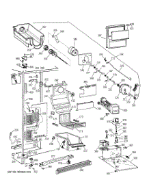 03 - Freezer Section parts for Ge Refrigerator TFT27PRBAWW from AppliancePartsPros.com