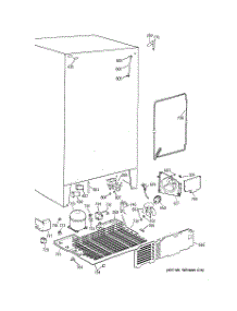 06 - Unit Parts parts for Ge Refrigerator TFG25PEBAWH from AppliancePartsPros.com