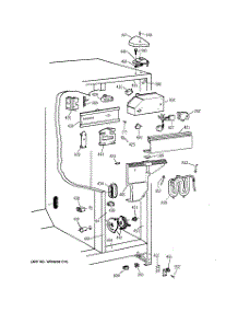 02 - Cabinet parts for Ge Refrigerator GTH18HBB4RCC from AppliancePartsPros.com