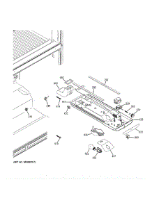 Fresh Food Section parts for Ge Refrigerator GTH20JBBABB from AppliancePartsPros.com