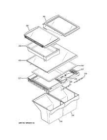 Fresh Food Shelves parts for Ge Refrigerator GTH20JBBAWW from AppliancePartsPros.com