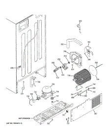 Unit parts for Ge Refrigerator GTH20SBBASS from AppliancePartsPros.com