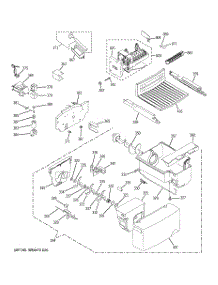 05 - Ice Maker & Dispenser parts for Ge Refrigerator GSH22JFZCCC from AppliancePartsPros.com