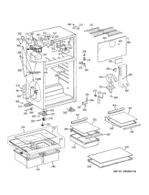 02 - Cabinet parts for Ge Refrigerator GTJ18HCB2RSA from AppliancePartsPros.com