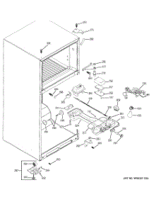 04 - Fresh Food Section parts for Ge Refrigerator DTH18ZBXDRWW from AppliancePartsPros.com