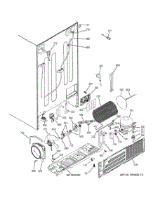 02 - Sealed System & Mother Board parts for Ge Refrigerator PSE25VGXICWW from AppliancePartsPros.com