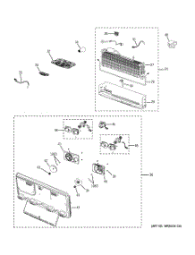 03 - Freezer Section parts for Ge Refrigerator DFSF9VKBAWW from AppliancePartsPros.com