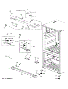 08 - Case Parts parts for Ge Refrigerator DFSF9VKBAWW from AppliancePartsPros.com