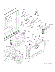 05 - Freezer Section parts for Ge Refrigerator PGSS5RKZCSS from AppliancePartsPros.com